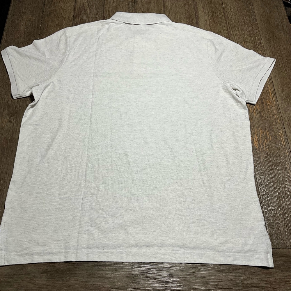 New U.S. Polo Assn. Ultimate Pique Polo Shirt Mens's Gray Short Sleeve - Picture 5 of 9